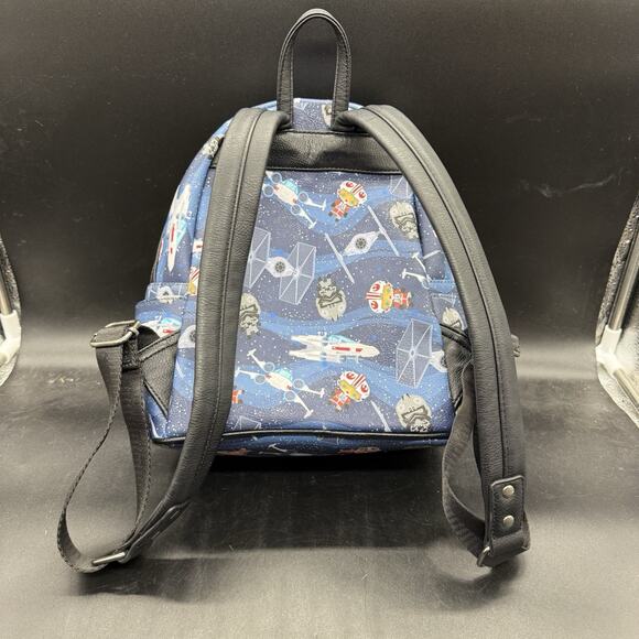 Loungefly Star Wars Mini Backpack Chibi Style X Wing and Tie Fighter main image 5
